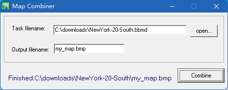 screenshot of Map Combiner
